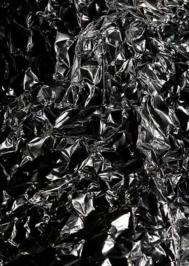 Aluminium foil abstract