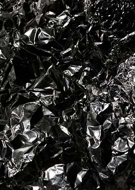 Aluminium foil abstract
