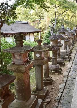 Temple lanterns