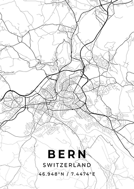 Bern City Map