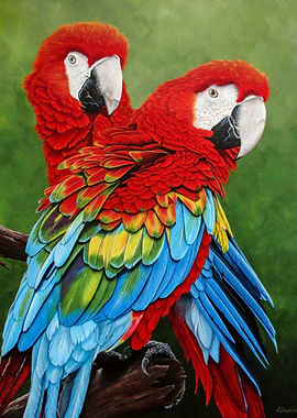 Scarlet Macaws