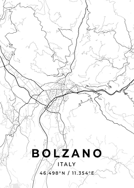 Bolzano City Map