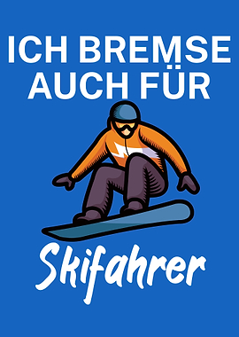 Snowboard bremsem Ski