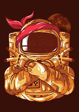 Space Astronaut Planet