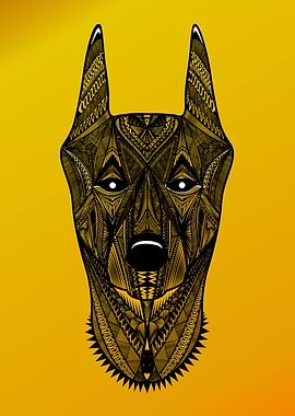 Doberman Pinscher gold