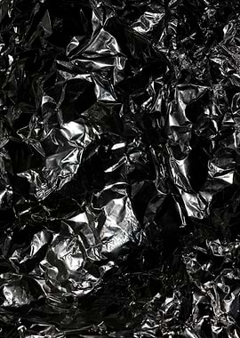 Aluminium foil abstract