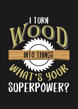 WOODWORKING POSTER