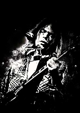 Neil young BW