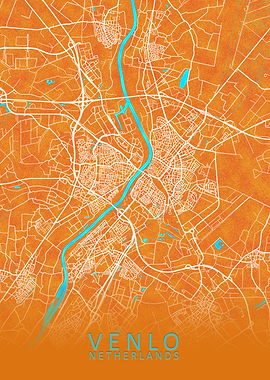 Venlo Netherlands City Map