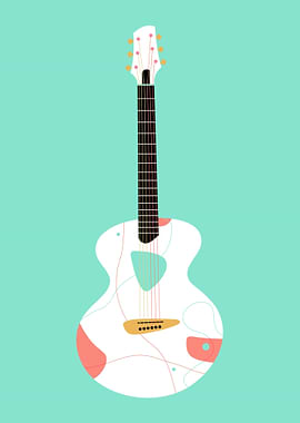 Guitar Illustration v7