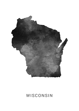 Wisconsin state map