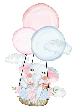 cute elephant spring