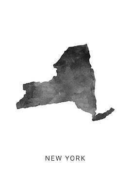 New York state map