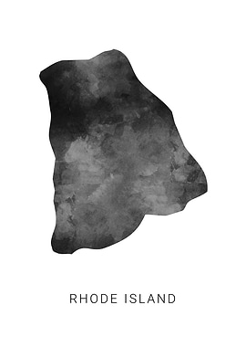 Rhode Island state map