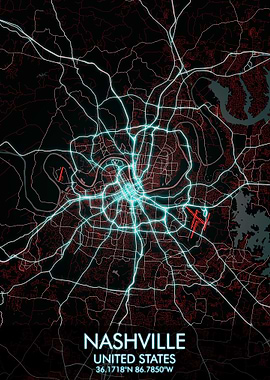 Nashville City Map