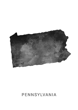 Pennsylvania state map