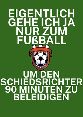 Schiri beleidigen Fussball