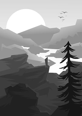 Minimalist grayscale