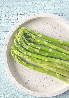 Bunch of fresh asparagus