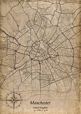 manchester vintage city