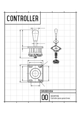Retro console controller