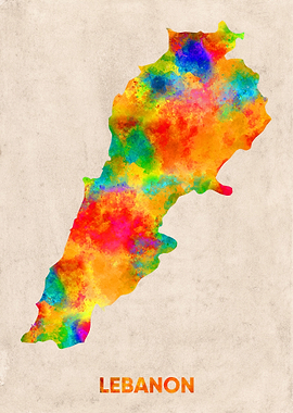 lebanon map