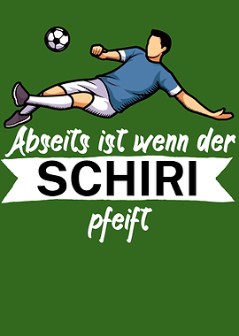 Schiri pfeifen Abseits