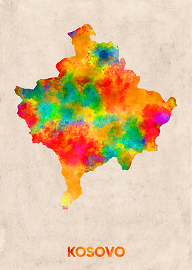 kosovo map