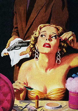 Suspect and detective pulp