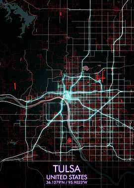 TULSA City Map