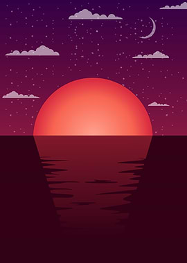 Minimalist landscape