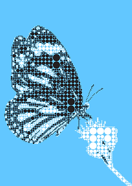 Butterfly on the flower