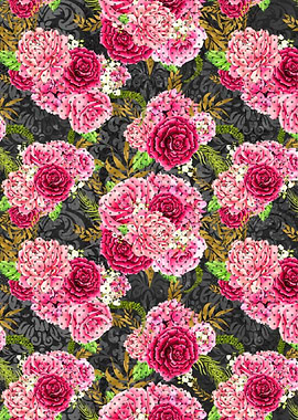 Pink Roses Pattern 08