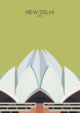 Delhi Lotus Temple Snippet