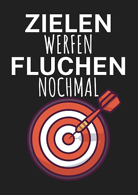 Zielen werfen fluchen