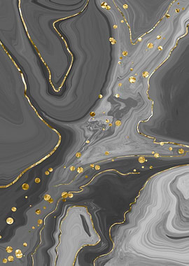 Liquid Marble No 2 black