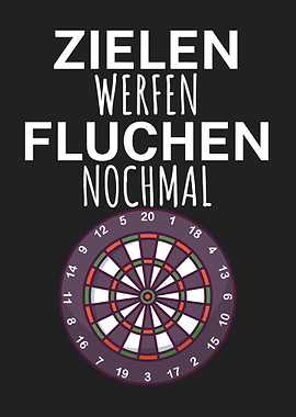 Zielen werfen fluchen
