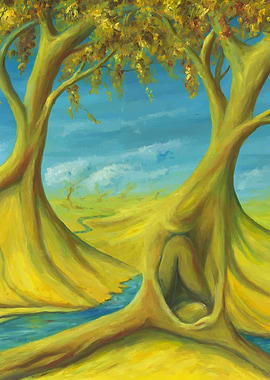 sadness abstract scene