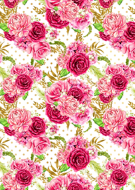 Pink Roses Pattern 01