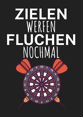 Zielen werfen fluchen