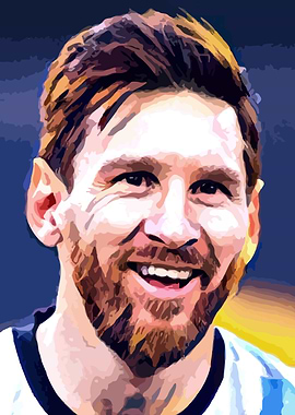 Happy Lionel Messi