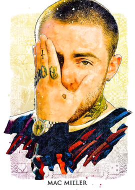 mac miller rare poster