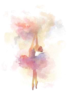 Purple and Yellow Dancer