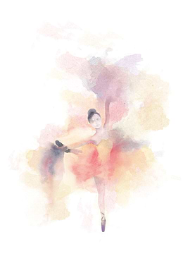 Ballet Dancer Abstract Ill