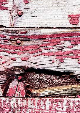 Old Broken Wooden Planks