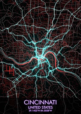 CINCINNATI City Map
