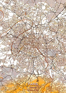 paris gold city map