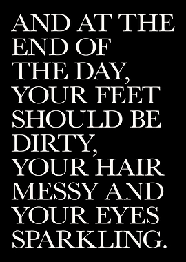 At the end of the day