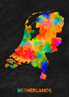 netherlands map