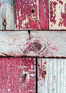 Wooden Planks Composition